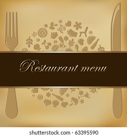 Restaurant Menu Design, Vector Illustration