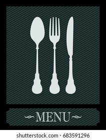 restaurant menu design, vector illustration