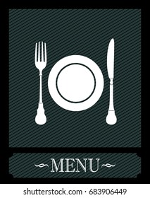 restaurant menu design, vector illustration