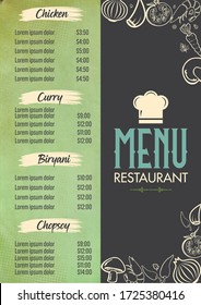 restaurant menu design,bar,food and drinks