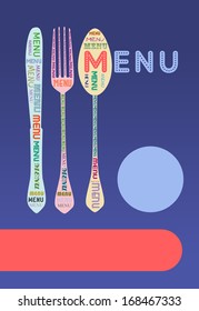 restaurant menu design,free copy space 