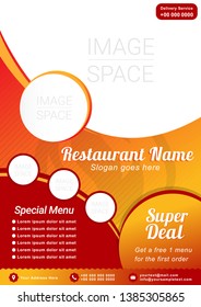 Restaurant Menu Flyer Design Template