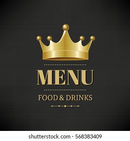 Restaurant Menu, With Gradient Mesh, Vector Illustration