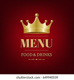 Restaurant Menu Gradient Mesh, Vector Illustration
