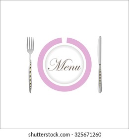 Restaurant menu icon