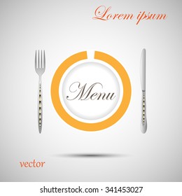 Restaurant menu icon