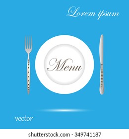 Restaurant menu icon