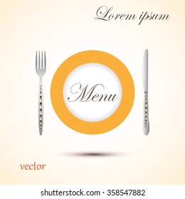 Restaurant menu icon