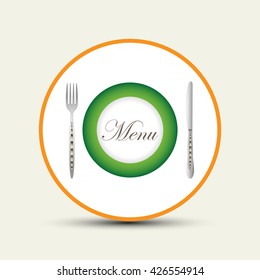 Restaurant menu icon