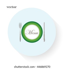 Restaurant menu icon