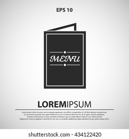 restaurant menu icon. menu sign