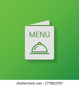 restaurant menu icon. Vector illustration EPS 10.