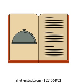 Restaurant menu isolated