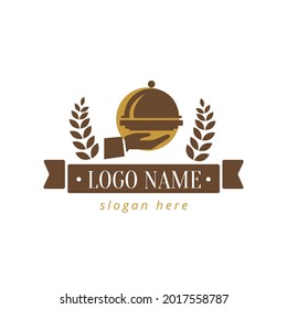 Restaurant menu logo design template