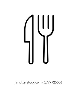 Symbol des Restaurantmenüs Vektorsymbol