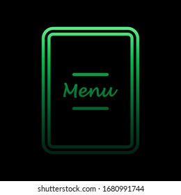 Restaurant menu outline nolan icon. Simple thin line, outline vector of restaurant icons for ui and ux, website or mobile application