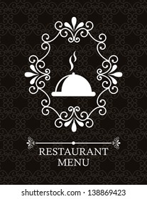 Restaurant Menu Over Black Background Vector Stock Vector (Royalty Free ...