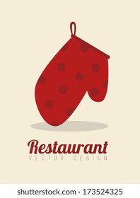 restaurant menu  over  pink background vector illustration    