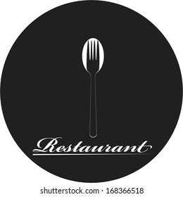 restaurant menu retro poster