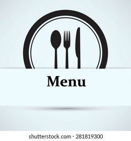 restaurant menu retro poster