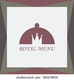 Restaurant Menu, Royal Menu  Vector Icon.