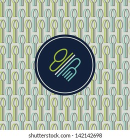 Restaurant menu seamless pattern