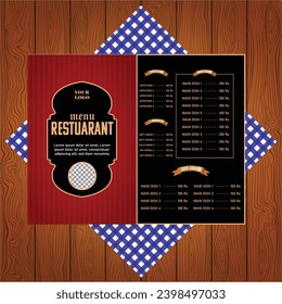 Restaurant café menu, template design. Food flyer, Creative menu design. Menu template and layout menu