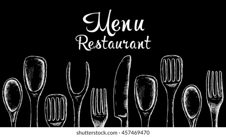 Restaurant menu, template design. Food flyer.