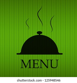 Restaurant menu template in grunge retro style vector illustration