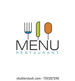 Restaurant menu. Template for logo restaurant