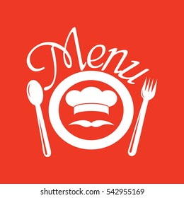 Restaurant menu template. Menu text and decorative design. 