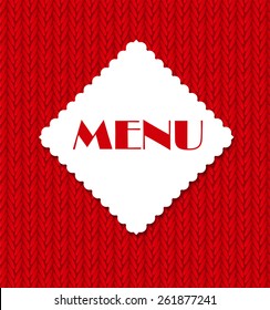 Restaurant Menu Template Vector Illustration EPS10
