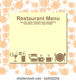 Restaurant Menu, vector