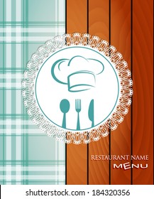 Restaurant menu vector