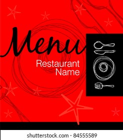 Restaurant menu vector