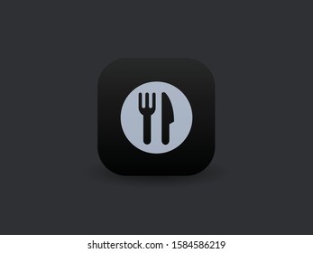 Restaurant Menu - Vector App Icon