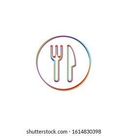 Restaurant Menu - Vector App Icon