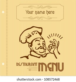 Restaurant menu vector design