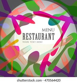 Restaurant menu vector design