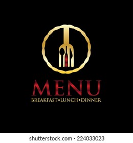Restaurant menu vector design template