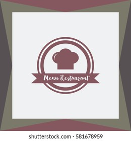 Restaurant Menu Vector Icon.