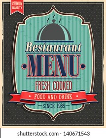 Restaurant menu. Vector illustration