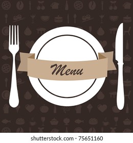 Restaurant Menu, Vector Illustration