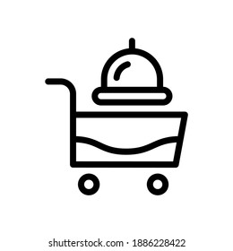 restaurant menu vector line icon