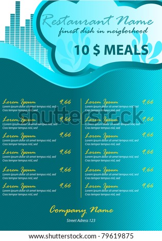 restaurant menu vector template stock vector royalty free 79619875 forma restaurant menu