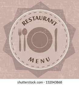 restaurant menu vintage decorative background vector