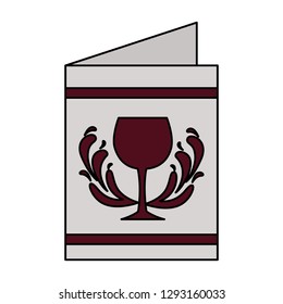 restaurant menu wine cup beverage