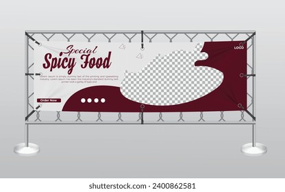 restaurant Mesh Banners design template