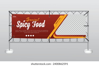 restaurant Mesh Banners design template