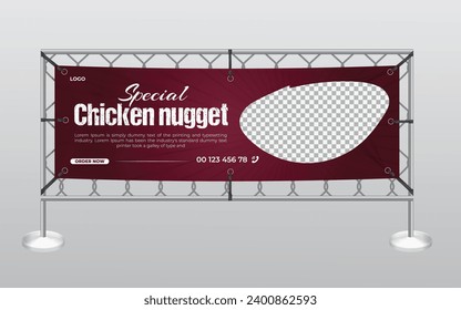 restaurant Mesh Banners design template
